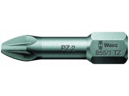 Wera 056815 Šroubovací bit 1/4" Hex PZ 2 x 25 mm, typ 855/1 TZ pro křížové šrouby Pozidriv