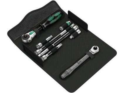 Wera 135949 Sada ráčen Zyklop MS1 Metal/Speed a prodloužení Zyklop 1/4" (8 ks)