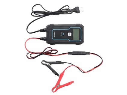 Nabíječka autobaterií 6/12 V, 4 A, LCD displej