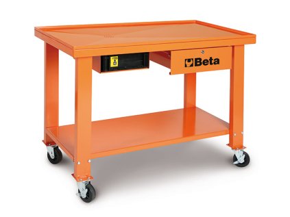 Pojízdný stůl pro servis převodovek, s odtokem kapalin - Beta Tools