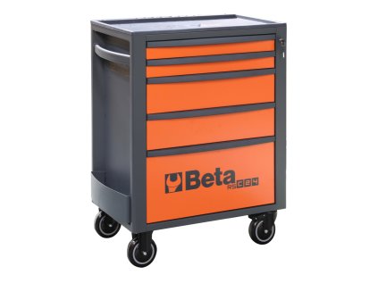 Dílenský vozík, 5 zásuvek, antracitově šedý a oranžový - Beta Tools