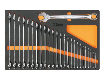 Modul - očkoploché klíče, 26 ks, pěnová EVA výplň - Beta Tools