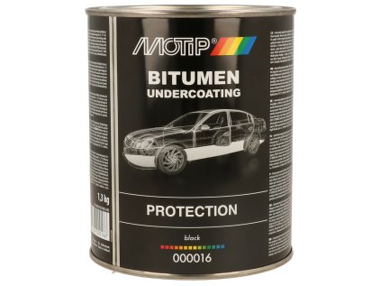 Ochrana podvozku a karoserie - bitumen, nepřelakovatelný, černý, 1,3 kg - MOTIPv