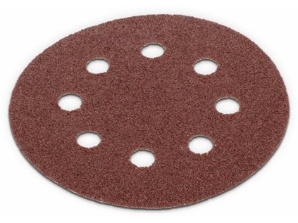 Brusný papírový kotouč 115 mm, suchý zip, 8 otvorů, 5 ks, různé zrnitosti - KREATOR