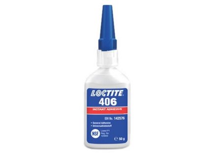 Vteřinové lepidlo, superrychlé, univerzální, 50 g - Loctite 406
