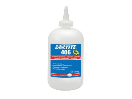 Vteřinové lepidlo, superrychlé, univerzální, 500 g - Loctite 406