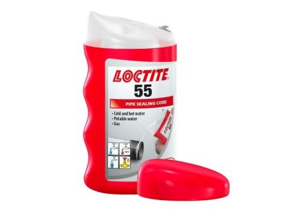 Závitové těsnící vlákno, 160 m - Loctite 55