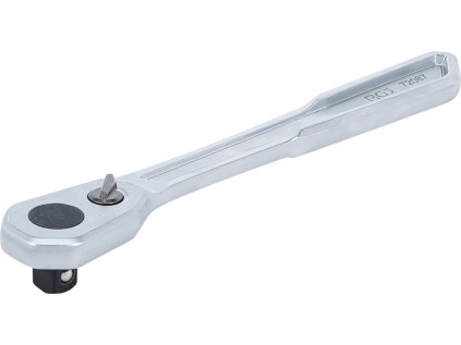 Ráčna 1/2" extra plochá, 90 zubů s přepínací páčkou - BGS 72087