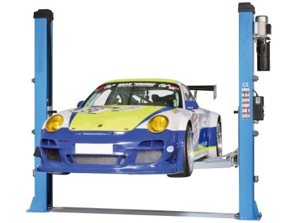 Dvousloupový přejezdový zvedák s automatickým zámkem, nosnost 4t - QSD4000A a