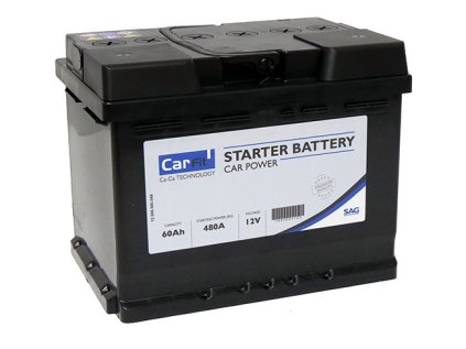 Autobaterie CARFIT 60 Ah, 480 A, 12 V, L2B, 242x175x190 mm