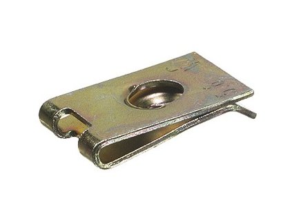 Plechové pružné matice 4,9x16,5x11,5 mm uzavřené, pro samořezné šrouby, pozink sada 100 ks