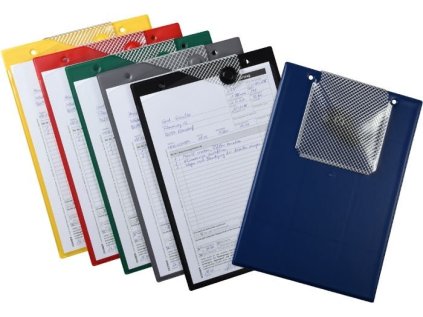 Desky na dokumenty A4 s magnetickým uzávěrem, různé barvy - Magnetic