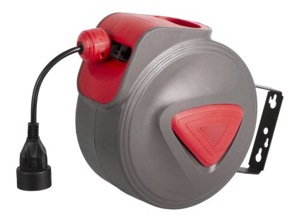 Samonavíjecí prodlužovací kabel, buben, 230V, délka 20 metrů 01