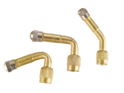 Prodloužení ventilů kovová, zahnutá, pro nákladní auta, různé úhly - Ferdus