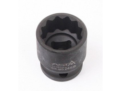 Hlavice nástrčná úderová 1/2" 24 mm, 12hranná - ASTA