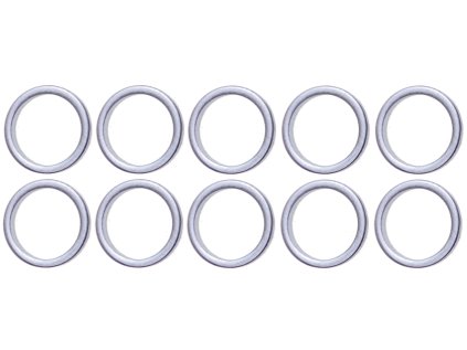 Těsnicí kroužky pro olejové výpusti, různé rozměry, sada 10 ks - BGS