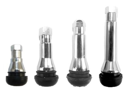 Bezdušové ventily TR CRA, chromované, různé velikosti, AUTO, MOTO - Ferdus