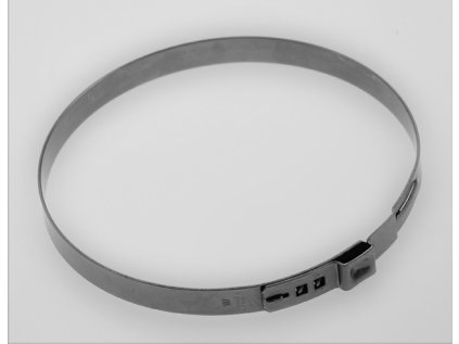 Hadicové spony nerezové, různé průměry, 1 ks