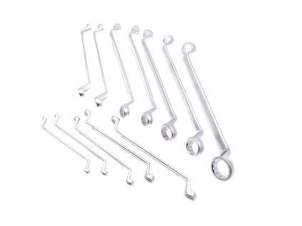 Klíče očkové vyhnuté, tvrzené, různé velikosti - JONNESWAY 01