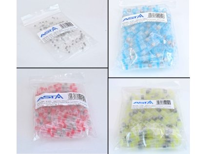 Smršťovací hadičky s cínem, různé velikosti, balení 100 kusů