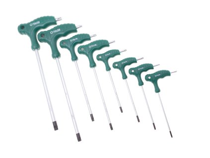 Zástrčné klíče Torx s otvorem a T rukojetí, různé velikosti - JONNESWAY 01