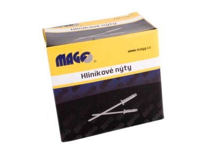 Trhací nýty hliník-ocel, průměr 4,8, 500 ks, různé délky - MAGG