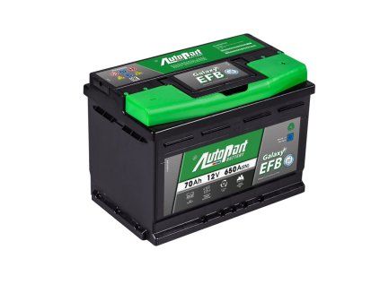 Autobaterie Galaxy EFB 70 Ah 12 V