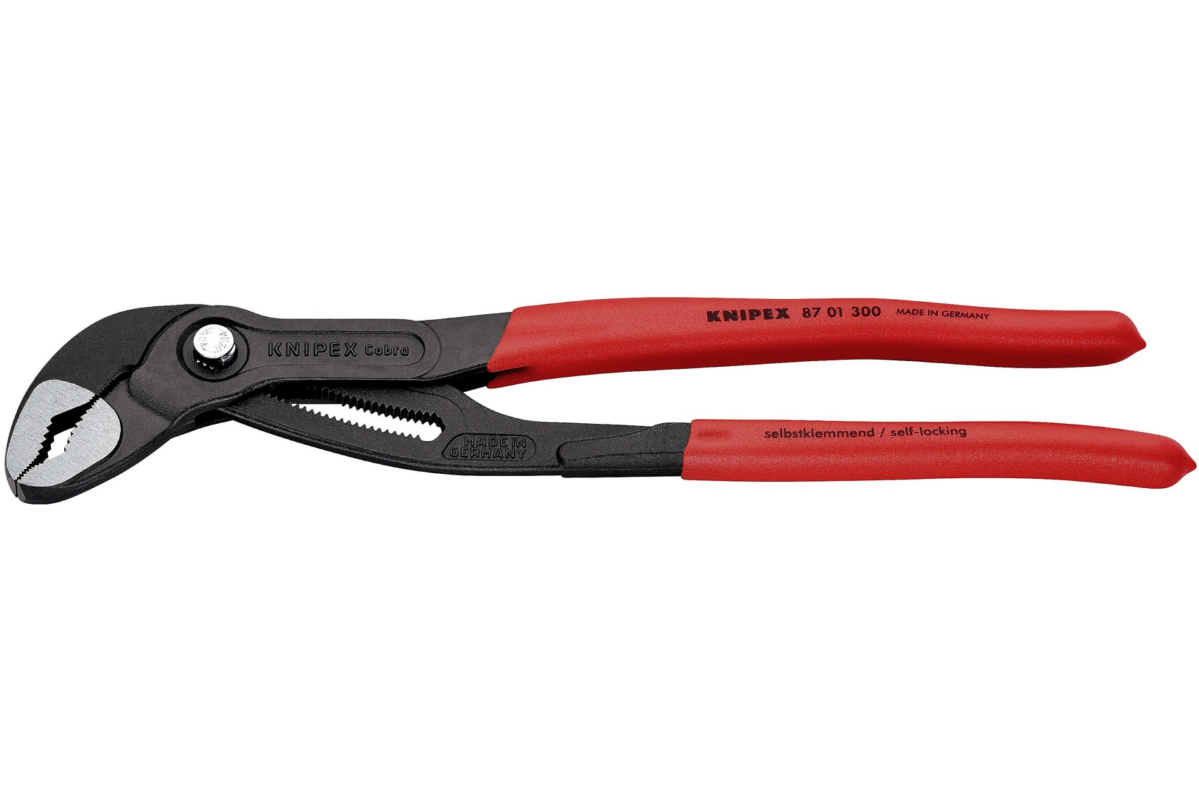 Instalatérské SIKO kleště, rozsah 70 mm, délka 300 mm - KNIPEX Cobra 87 01 300