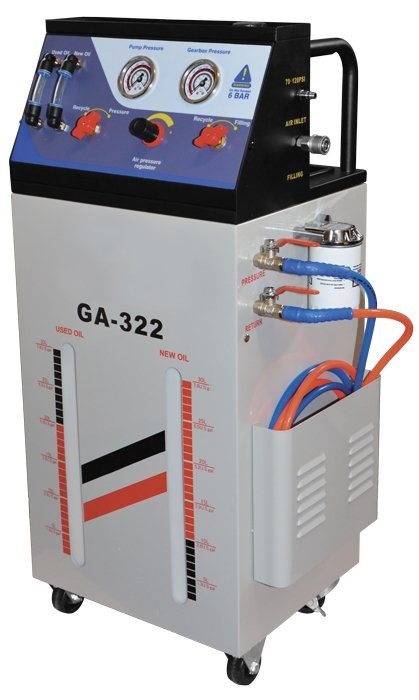 Pojazdný prístroj na výmenu oleja v automatických prevodovkách