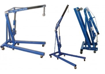 Pojízdný skládací hydraulický dílenský jeřáb 2t ("Žirafa")