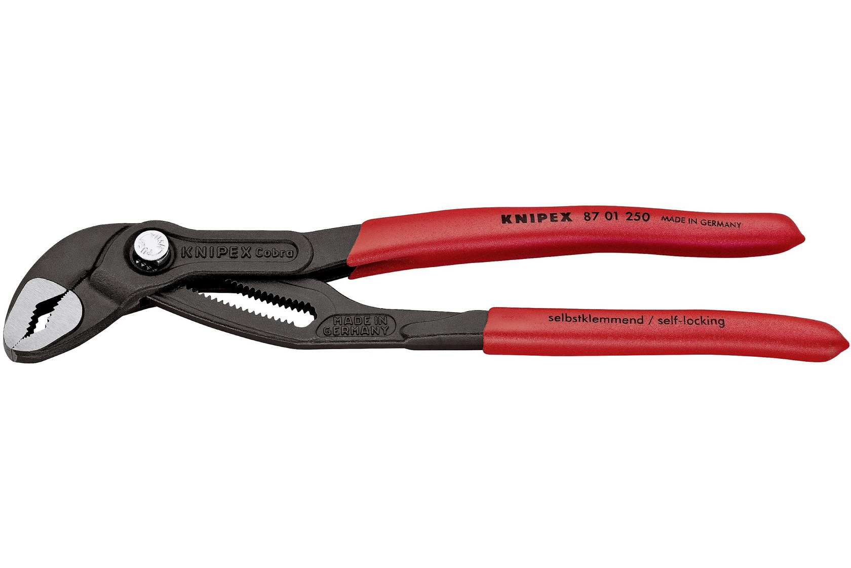 Instalatérské SIKO kleště, rozsah 50 mm, délka 250 mm - KNIPEX Cobra 87 01 250