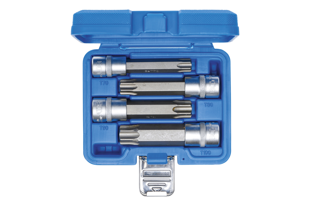 Hlavice zástrčné T70, T80, T100 1/2” (4ks)- BGS 5103