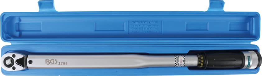 Momentový klíč s posuvným čtyřhranem 1/2" 70-350 Nm BGS 2798