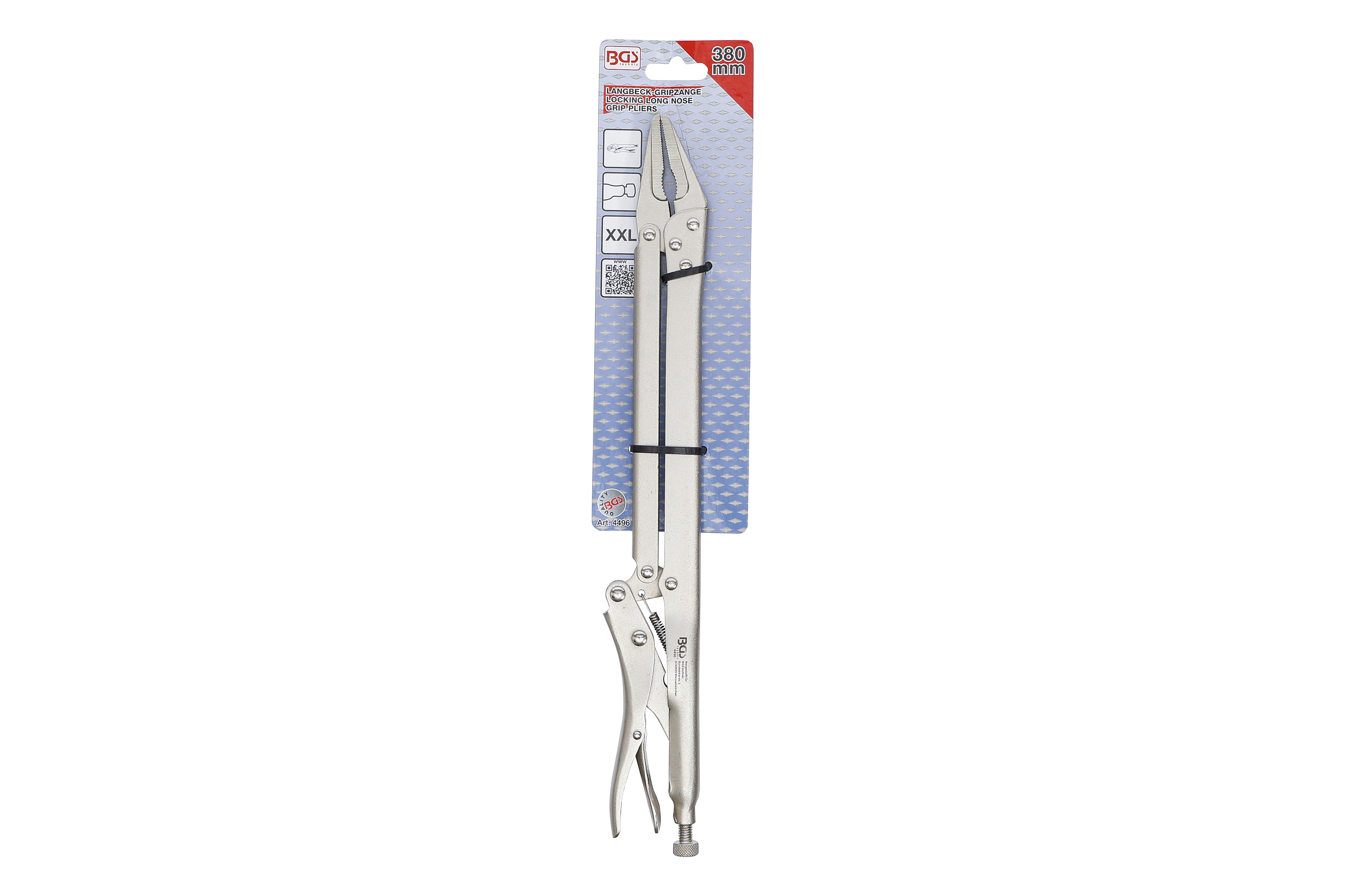 BGS technic Kleště samosvorné „grip“ Extra dlouhé 380 mm BGS 4496 (obrázek 4)