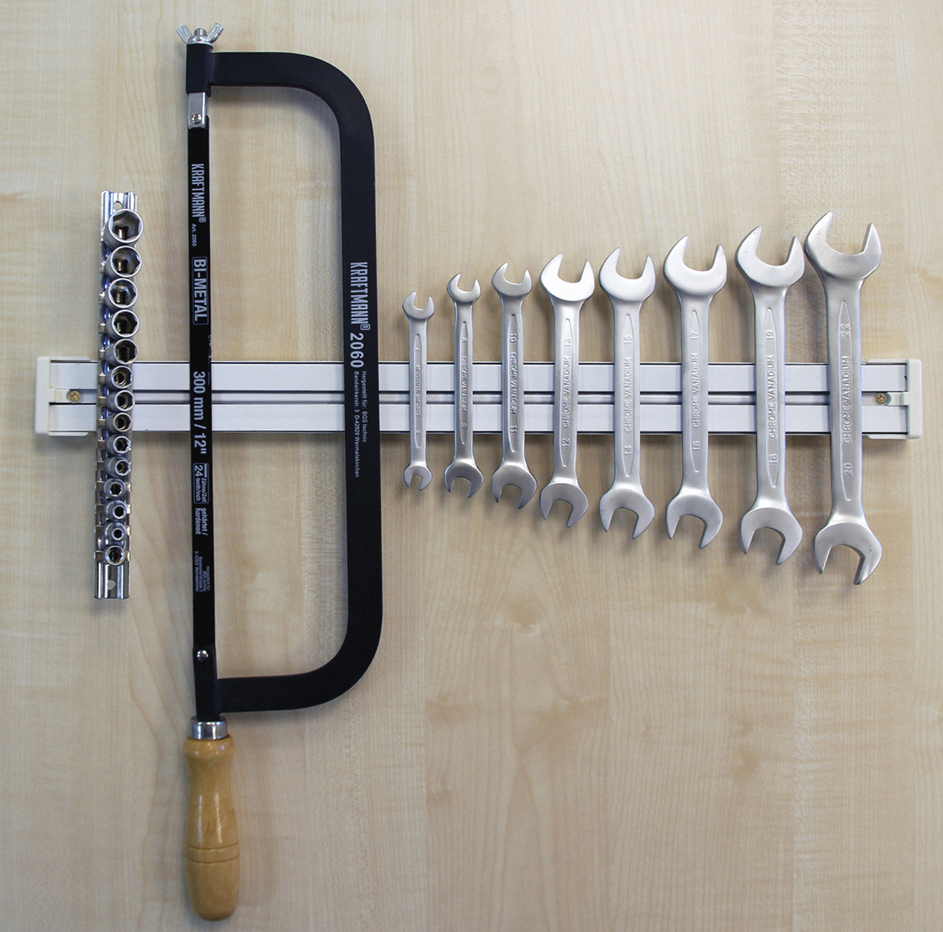 BGS Do it yourself Magnetická lišta 500 mm bílá