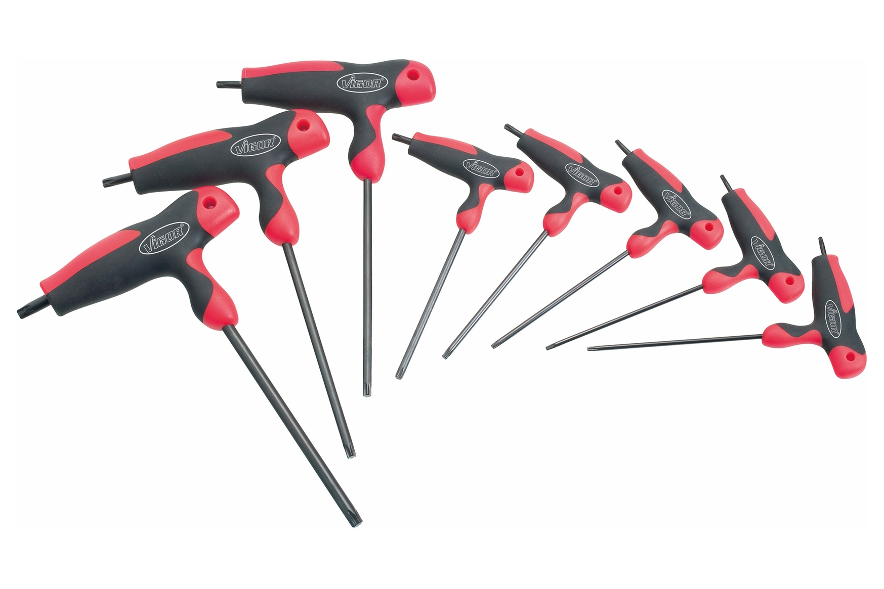 Sada zástrčných klíčů Torx T9-T40 8ks - Vigor V1410