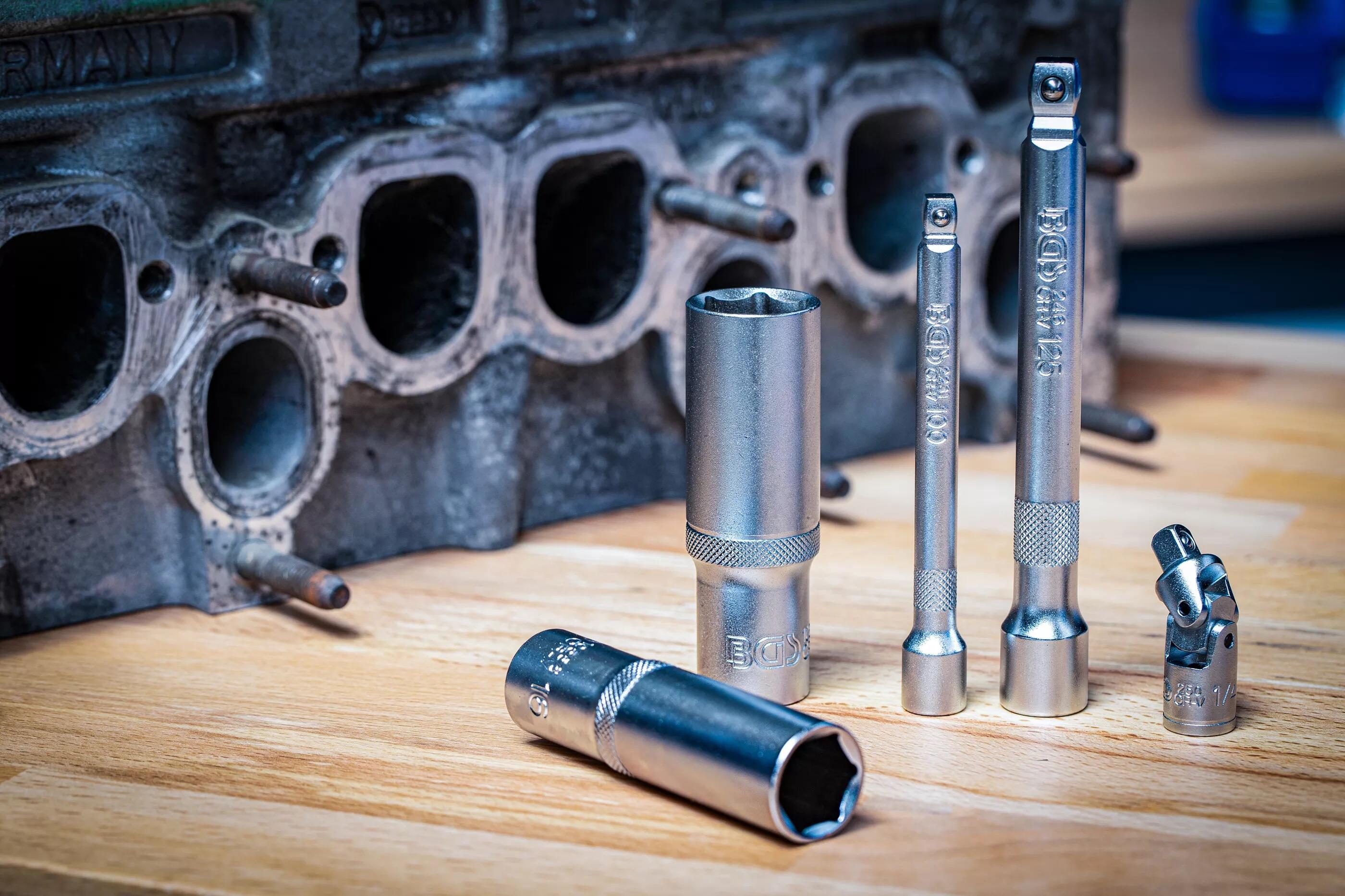 Gola sada 1/4", 3/8", 1/2" hlavice Super-lock, 191 dílů- BGS 102292