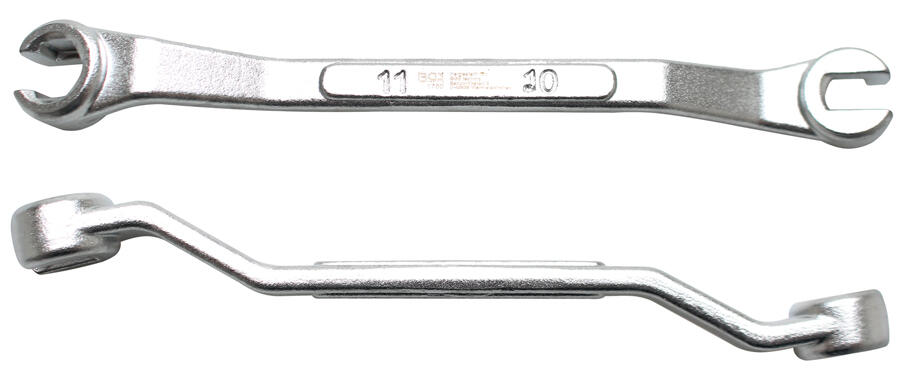 Klíč na brzdová šroubení, převlečné matice vyhnutý 10 x 11 mm - BGS 1760