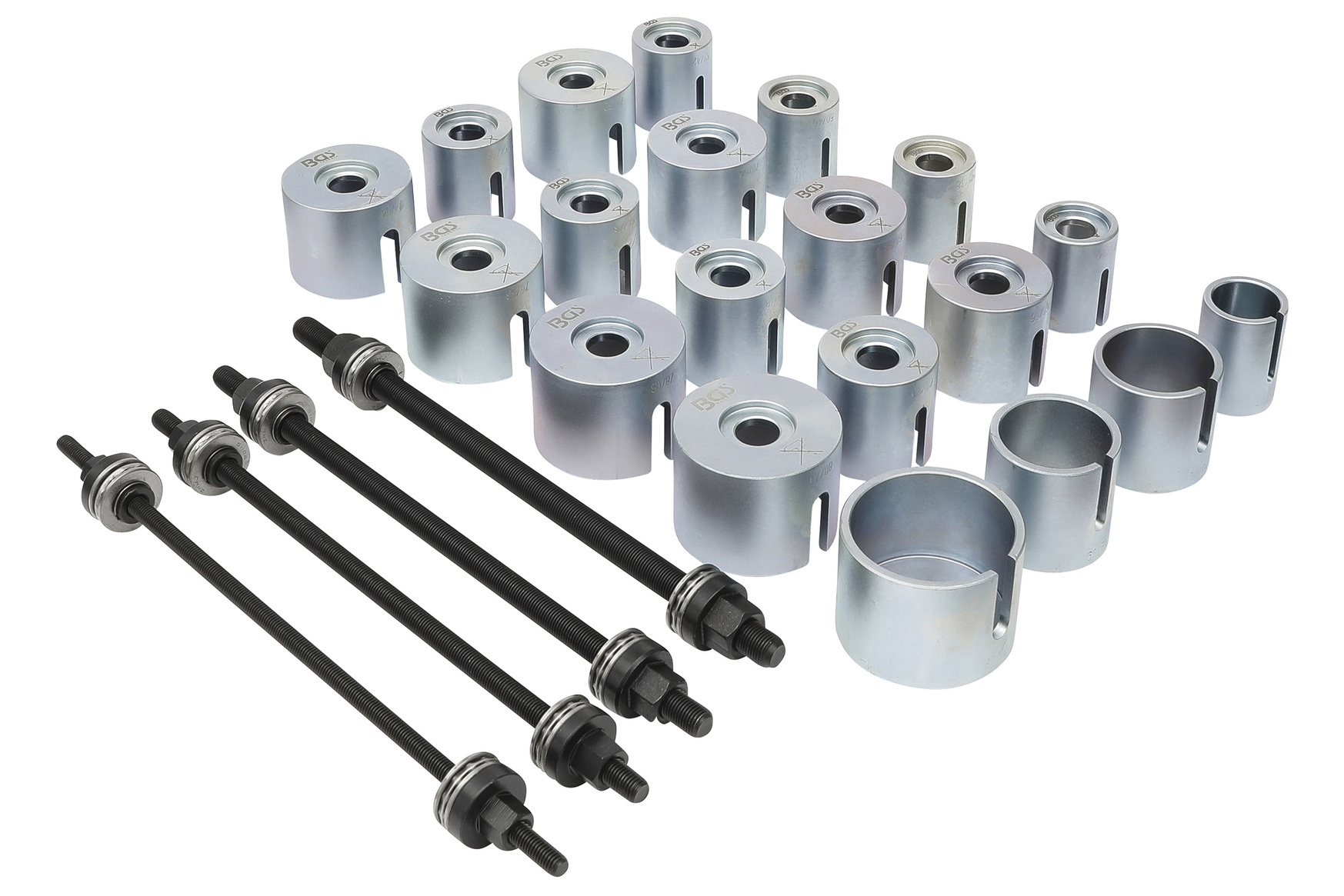 BGS technic Sada UNI pro vylisování a nalisování silentbloku, ložisek 14ks - BGS 1514