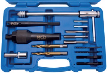BGS technic Přípravek pro odvrtání a opravu závitu žhavících svíček M8x1,0 a M10x1,0 - BGS