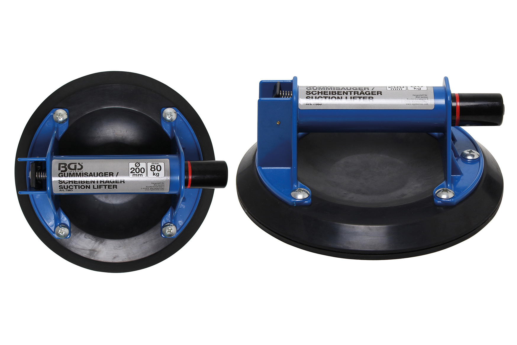 BGS technic Nosič skla, s vakuovou pumpou - BGS 7983