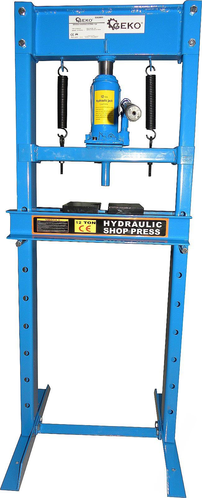 Hydraulický dílenský lis 12t - GEKO (obrázek 10)