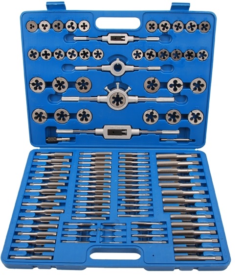 BGS technic Závitníky a očka metrické, velikosti M2-M18, sada 110 ks, wolfram - BGS 1900