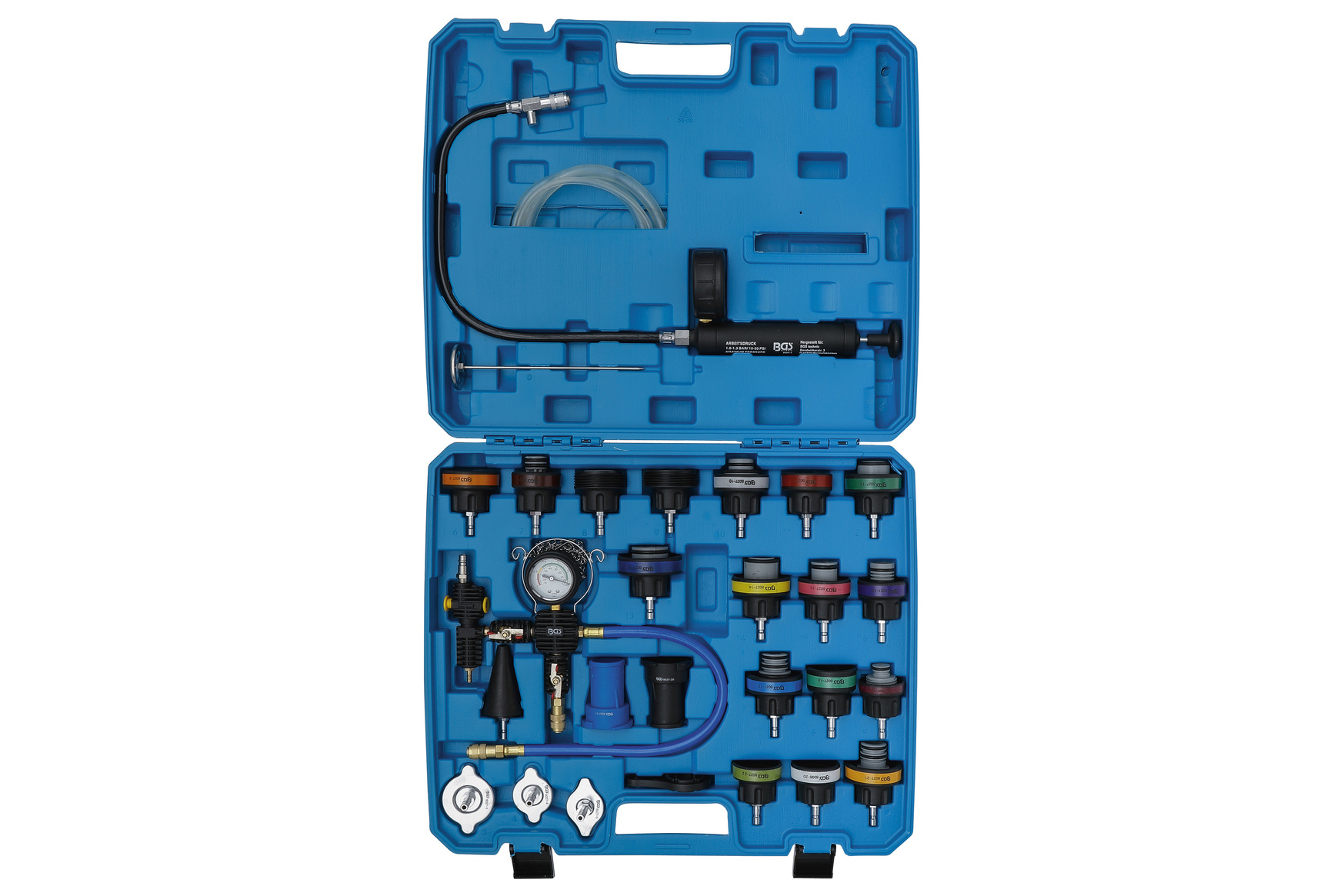 Sada pro tlakování chladicí soustavy, 28ks, BGS - B8098