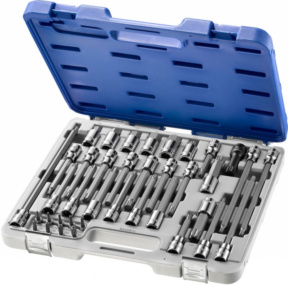 Sada hlavic 1/4" a 1/2" nářadí 38 dílů Tona Expert (E200513T)