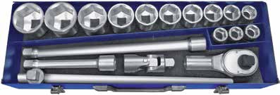 Gola sada 3/4″, 18 dílů, šestihran – Tona Expert (E194683T)