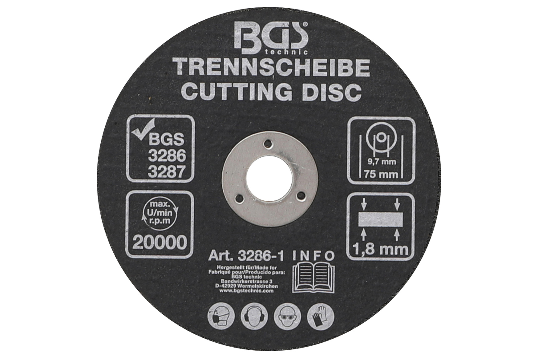 BGS technic Kotouč řezný 75mm - BGS 3286-1