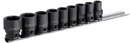 Sada průmyslových hlavic 3/8", 9 dílů Tona Expert (E041601T)