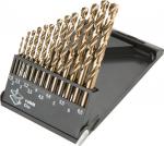 TOPEX Sada vrtáků 1,5-6,5mm HSS-Co 5%, 13ks - GRAPHITE