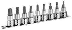 Sada zástrčných hlavic 1/2" TORX  9 ks Tona Expert E032936